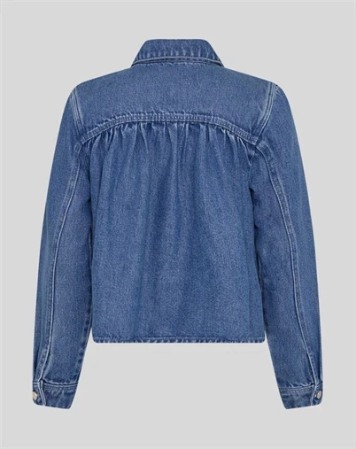 MSCH Copenhagen - MSCHAgo Rue Skjorte - Mid Blue Wash 